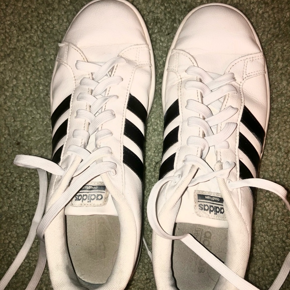 adidas cloud foam sneakers 🤍 (restored)